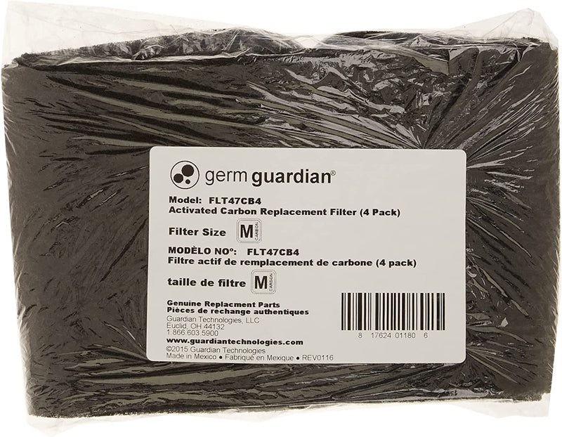 GermGuardian FLT47CB4 GENUINE Carbon Filter Replacement: 4 count