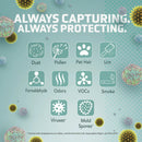 GermGuardian AC4625BDLX Air Purifier Tower With HEPA Filter, UV Sanitizer & Odor Reduction
