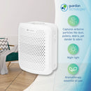 PureGuardian AP201W Odor Eliminating Pluggable Air Purifier with Nightlight, 7 inch Puggable