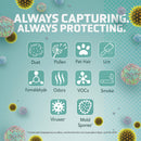 GermGuardian AC5900WCA Large Room Allergen and Odor Reducing Air Cleaning System with HEPA Filter and UV-C